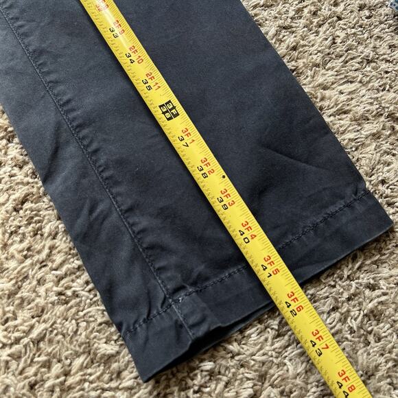 Hugo Boss Stretch Chino Pants Men's 36 Navy Blue Cotton Causal Business Outdoor - Picture 7 of 12